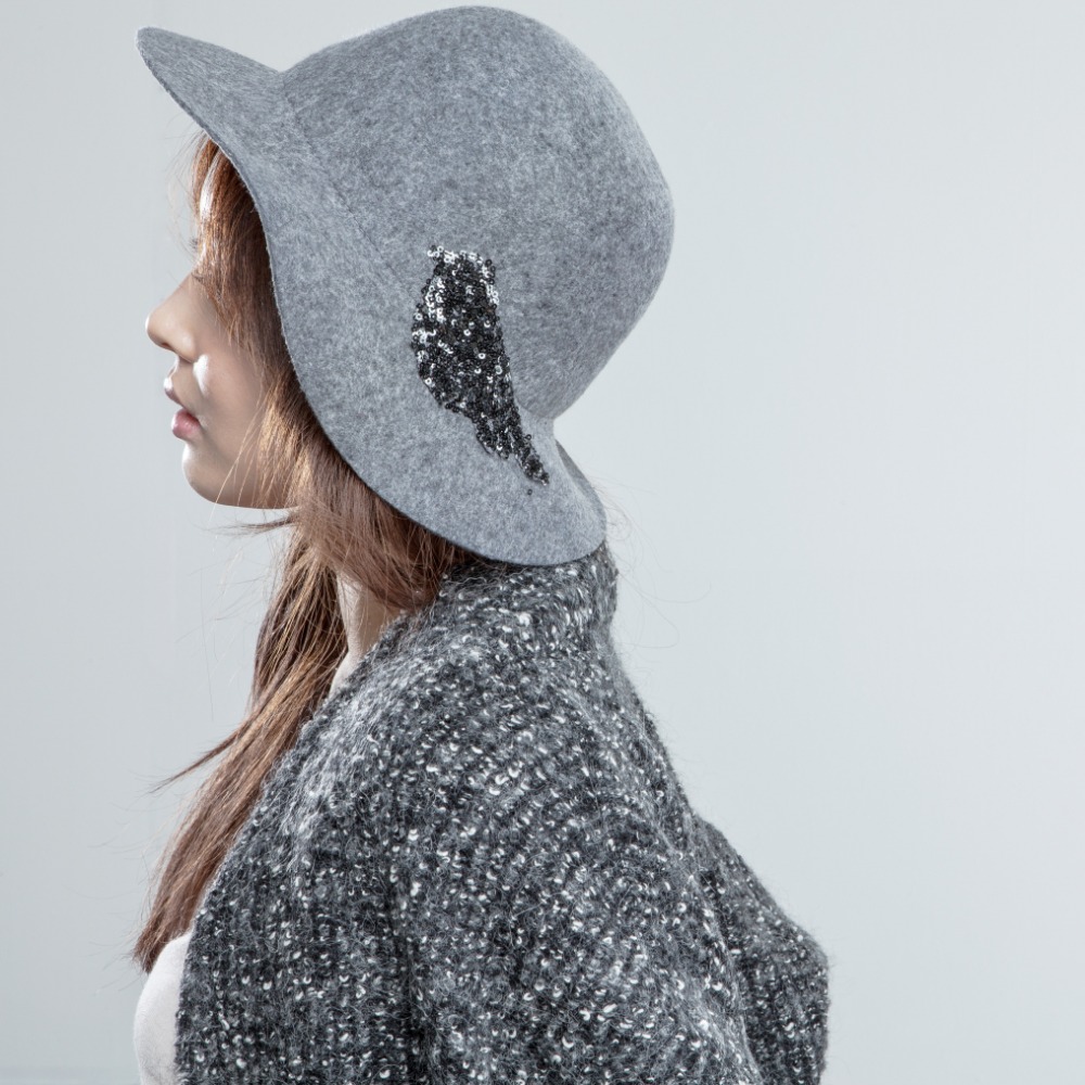 Yours a bird Wool Hat_Gray