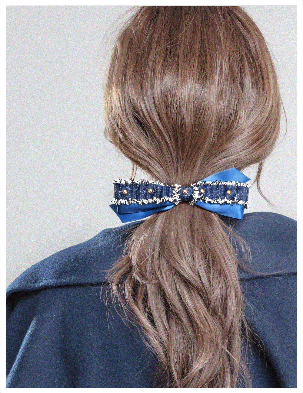 Masculine Feminine Ribbon hairpin
