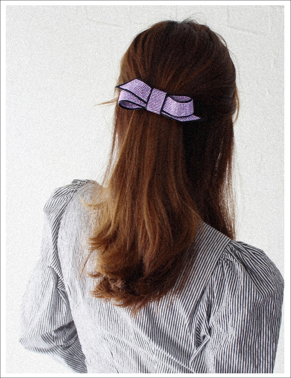 splendid ribbon hairpin 판큐빅 리본 헤어핀